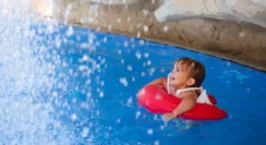 swimming pool waterfall